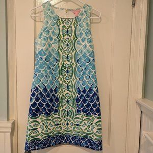 EUC Lilly Pulitzer Perla Shift Scale Back Size Small